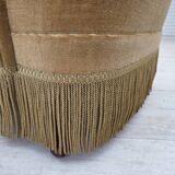 1970s, Danish armchair, light green furniture velour.