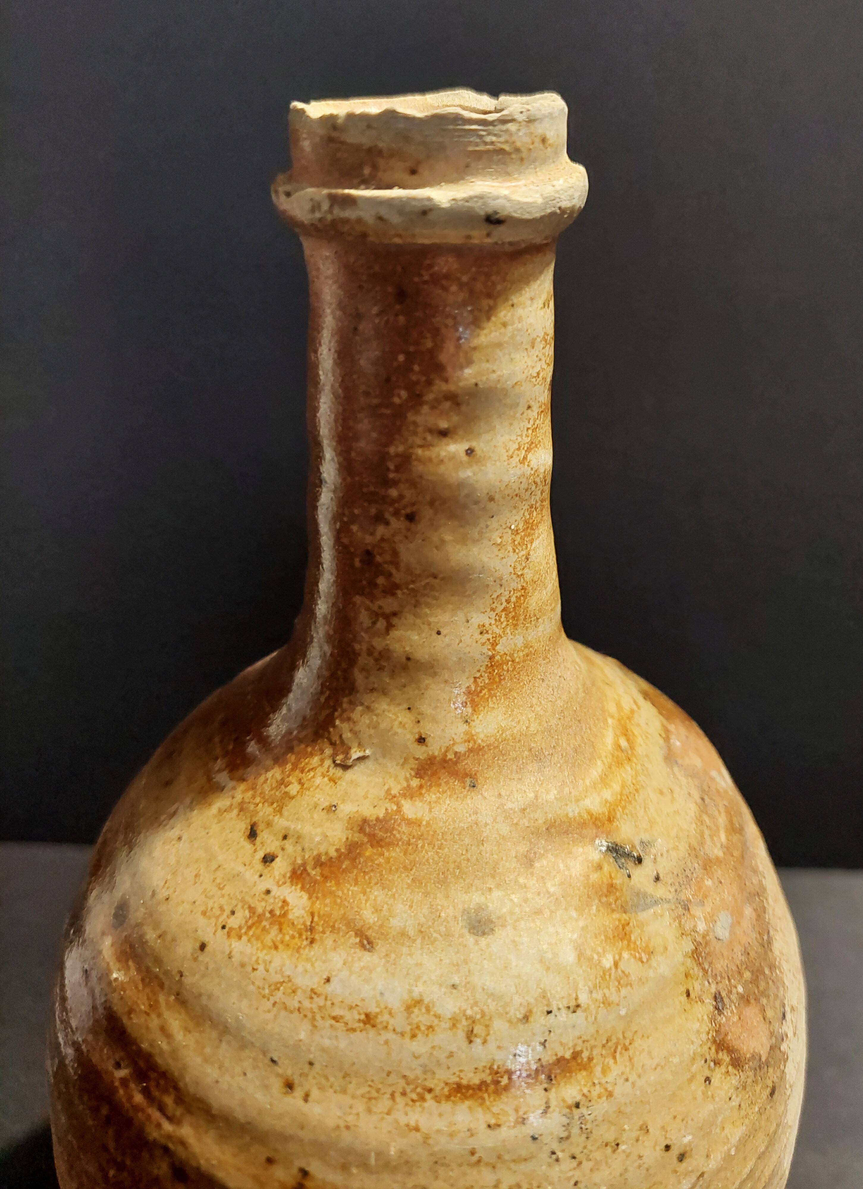 Bouteille en grès puisaye fin XIXème