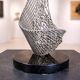 Signed Untitled Brass Wire Sculpture Bob Bennett (1979)