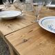 Old solid pine table – farmhouse spirit with a rustic style