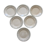6 plates for castres faiencerie dessert