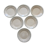Set de 6 assiettes a dessert faiencerie de castres