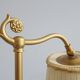 Bedside lamps set metal with fabric shades