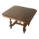 Table à manger antique de la période Gründerzeit, vers 1880, en chêne massif.