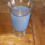 Blue granite vase