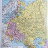 Old map of the USSR from 1928