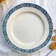 6 Flat plates Terre de fer Longchamp model René Made in France