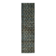Handwoven Tribal One of a Kind 86 cm x 297 cm Blue Wool Runner Carpet