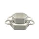 Sergio Asti, white ceramic centerpiece, Gabbianelli Italy ca. 1970