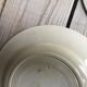 Lot of 5 old ceramic flat plates of Saint Amand green edry