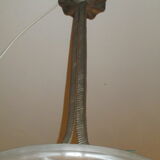 Lampadario vetro opalino