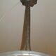 Lustre en verre opale