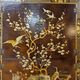 Vintage Chinese cabinet with birds & flowers, red & gold (bohemian)