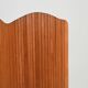 French tamboured screen Jomain Baumann, 1950s