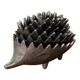 Stackable metal ashtray hedgehog mid-century USSR, 1960s, set of 6