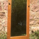 Beveled mirror oak frame