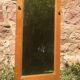 Bevelled mirror oak frame
