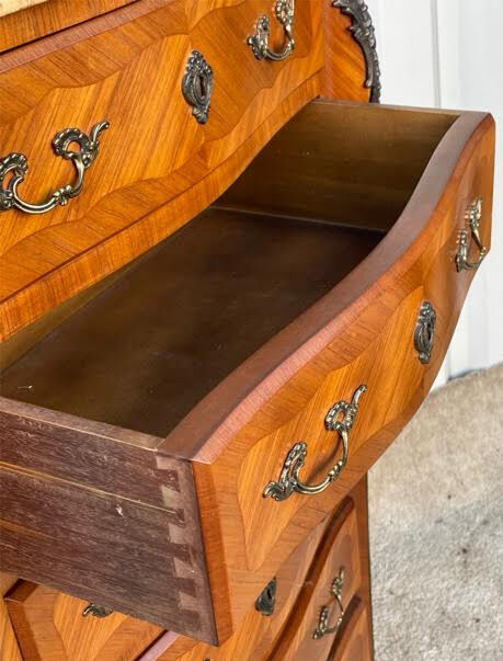 Semainier in marquetry