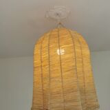 Suspension Gaby in Braided Raffia – 40×50 cm – Handmade in Morocco