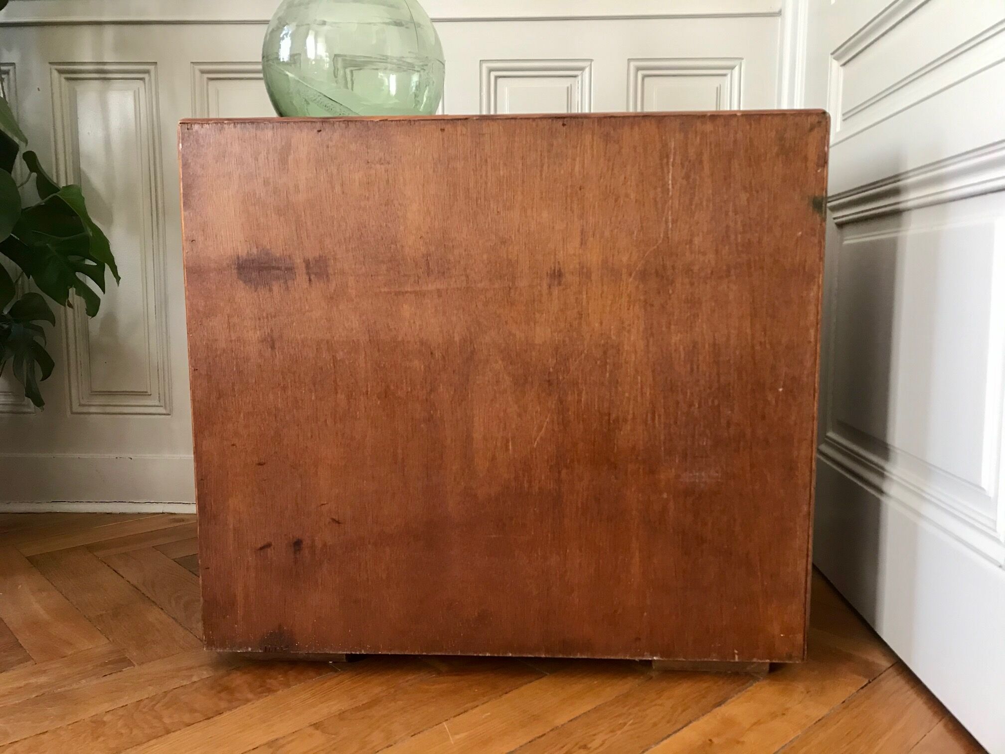 Chest of drawers rattan and caning