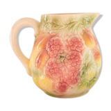 Slush carafe with fruit decoration signed Salins