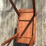 Bedside teak feet compass