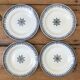 Series of 4 flat plates terre de fer model "primax"