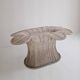 Vintage Oval Bamboo and Rattan Dining Table Base, France 1980's