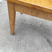 Duo table de ferme XXL 320 cm chêne pieds fuseaux