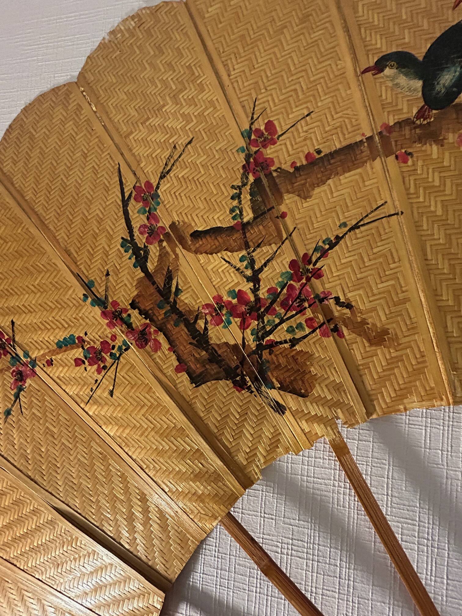 large decorative wall fan