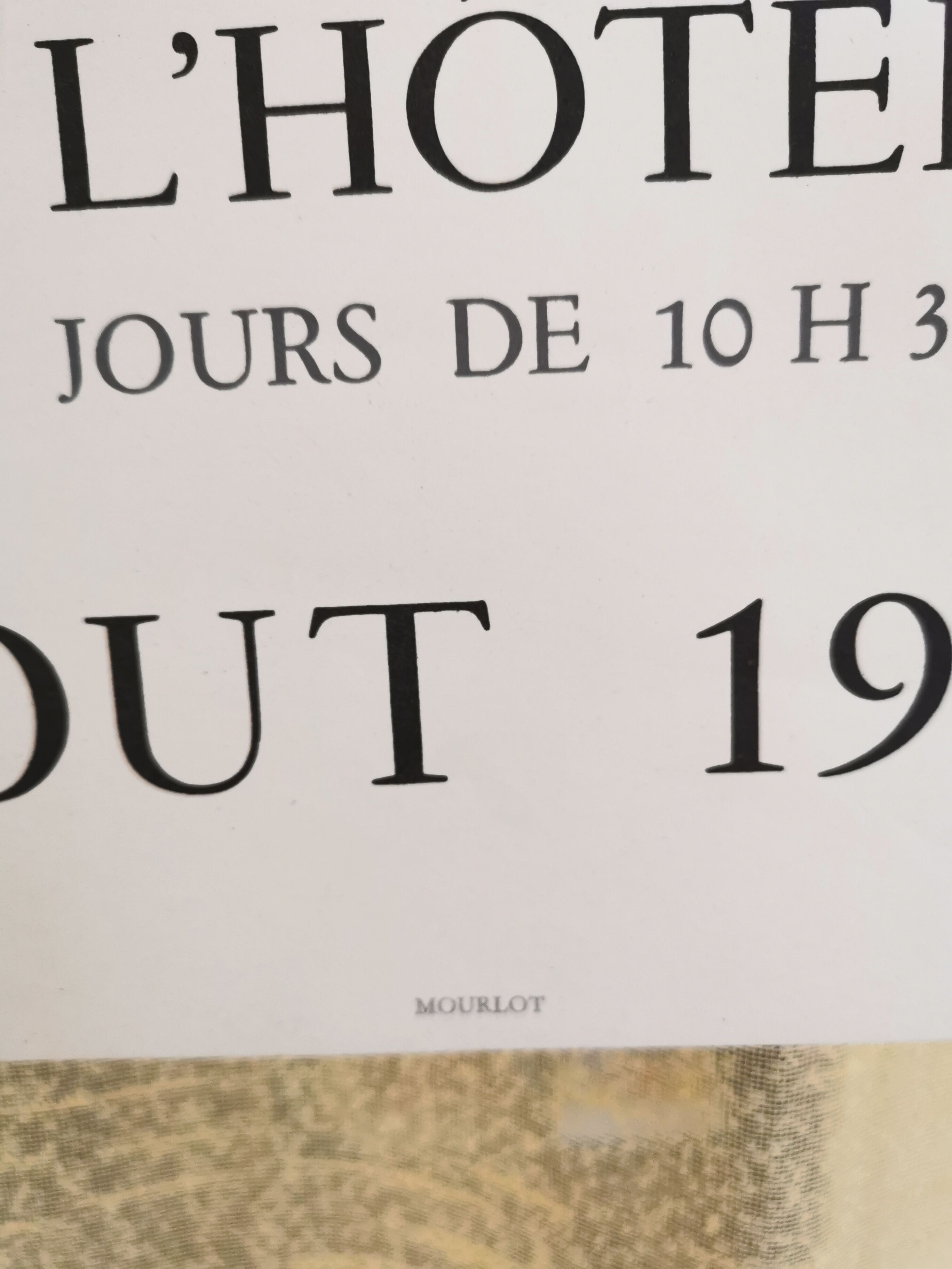 Affiche exposition Trouville sur mer 1964