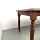 Table en chêne massif à 6 pieds tournés (1900)