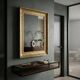 Antique Empire mirror in gilded wood, Italy, 19th century.