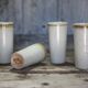 Ceramic cup set signed by Jean Austruy X 4, large ceramic cup.