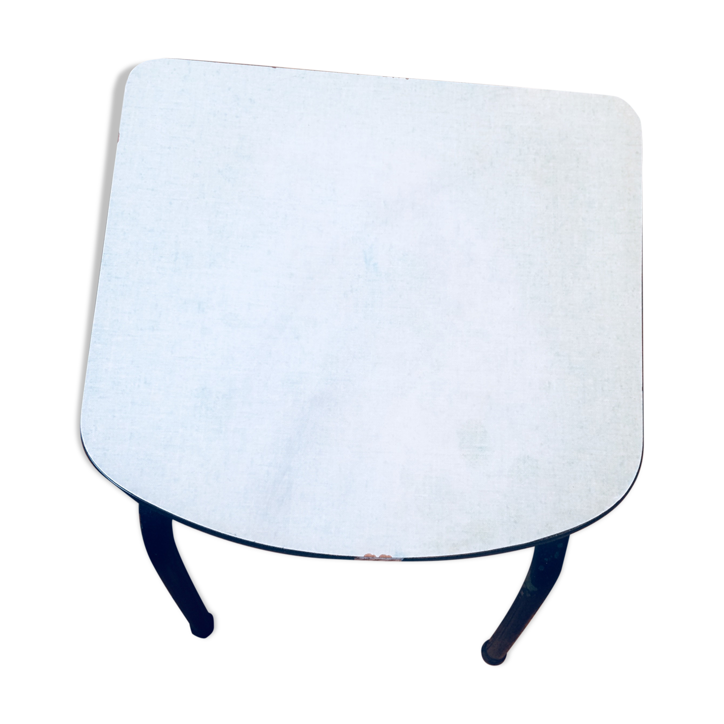 Sky blue formica stool