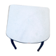 Sky blue formica stool