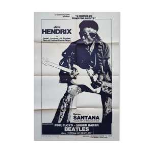 Affiche originale de 1974 jimi