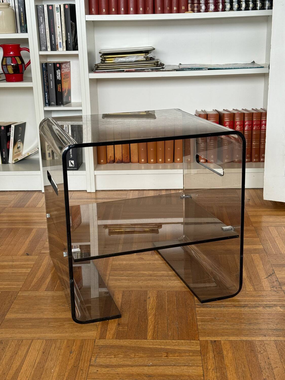 Smoked Plexiglas coffee table