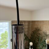 Gino Sarfatti pendant light in chrome steel