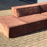 Cor trio Modular sofa Teddy chocolate brown, original fabric