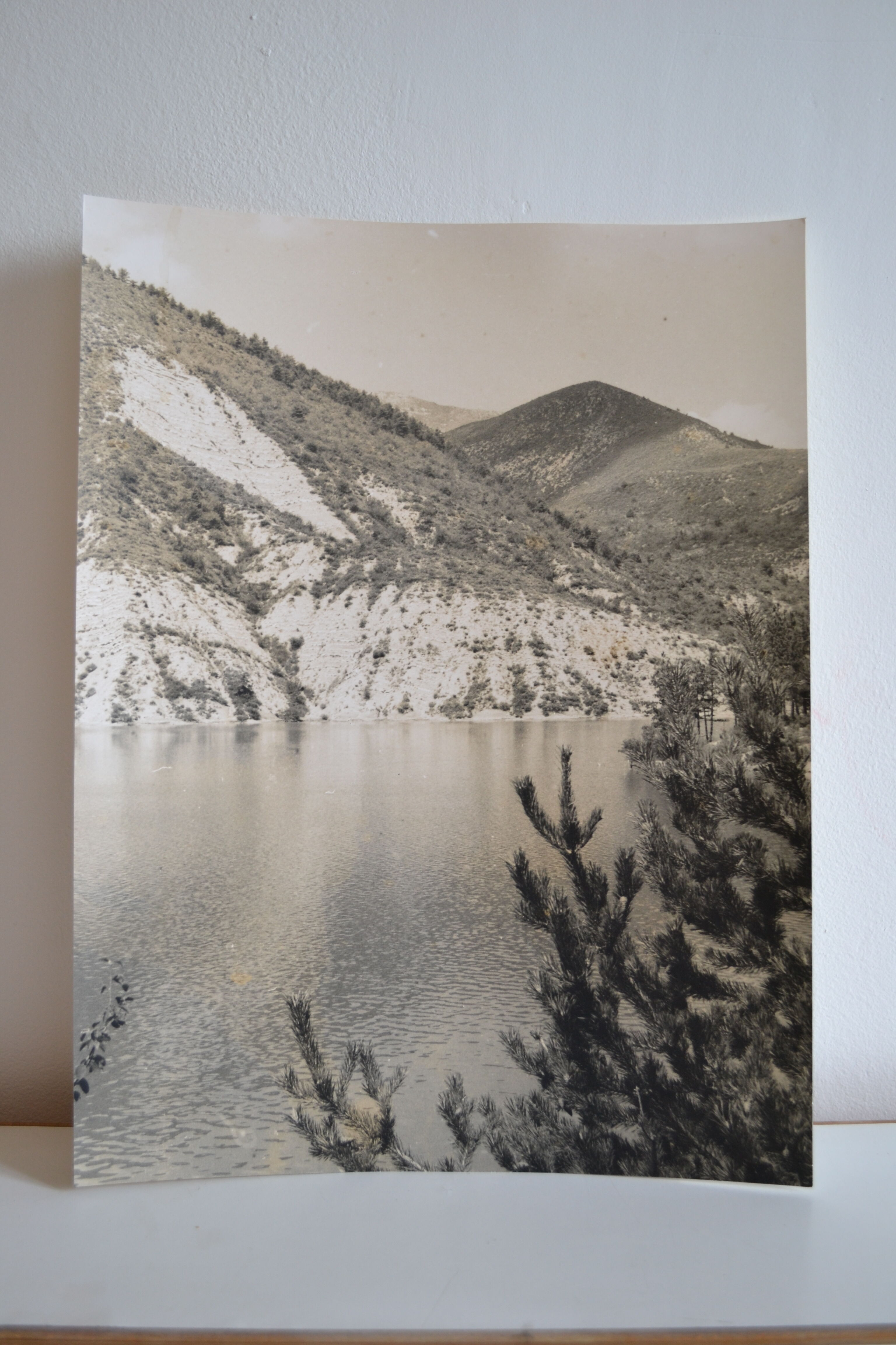 Anonymous silver photo lake of sainte croix circa 1970