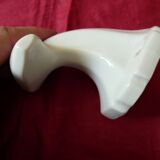 White porcelain art deco coat hook