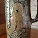 Salt-glazed stoneware jug by Jean Claude MONANGE vintage 70-80's