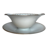 Saucière en porcelaine blanche