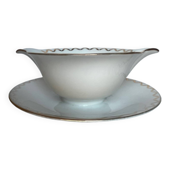 White porcelain gravy boat