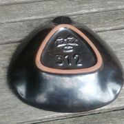 Vintage glazed ceramic ashtray/pocket emptier from the 60s