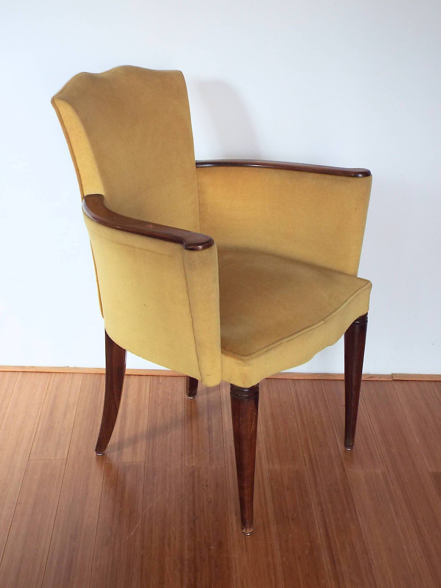 Fauteuil bridge art déco