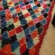 Carpet Harlequin boucherouite unique piece, 192 x 85