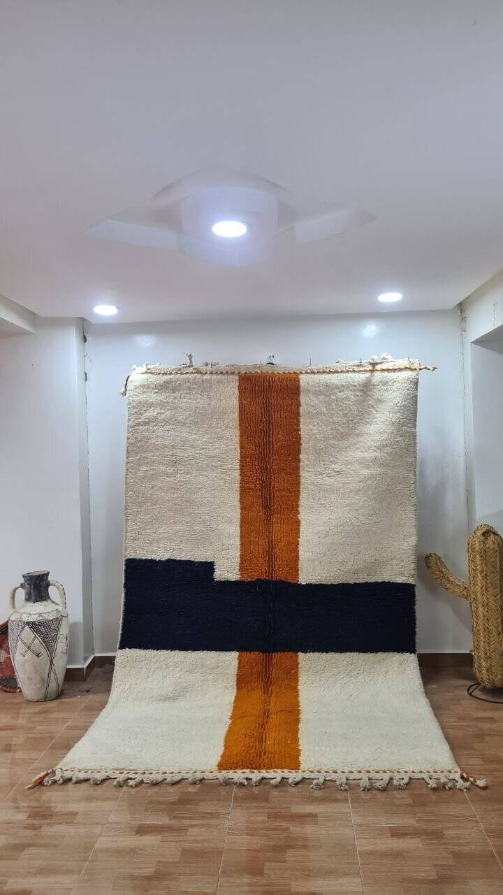 Handmade Berber wool rug 250x150 cm