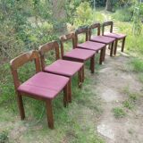 Series of 6 chairs 1970